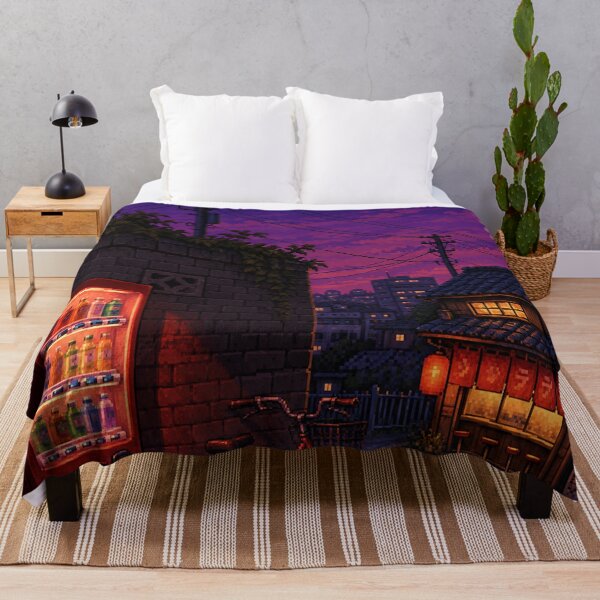 Item preview, Pixel Art Cityscape: Showa Street Corner designed and sold by bapupa.