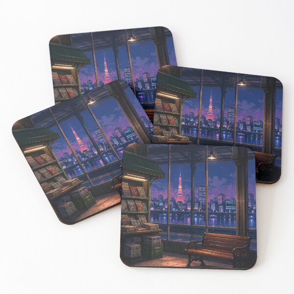 Item preview, Pixel Art Cityscape: Subway Transit Haze designed and sold by bapupa.