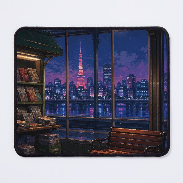 Item preview, Pixel Art Cityscape: Subway Transit Haze designed and sold by bapupa.
