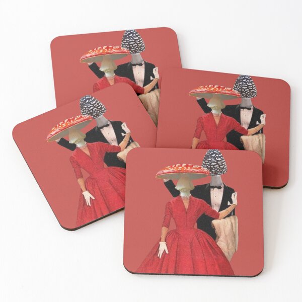 Item preview, Red mushrooms designed and sold by LetsCollage.