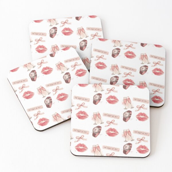 Item preview, the night we met | aesthetic | vintage | stickers |pink | couple gift designed and sold by ravenRM.