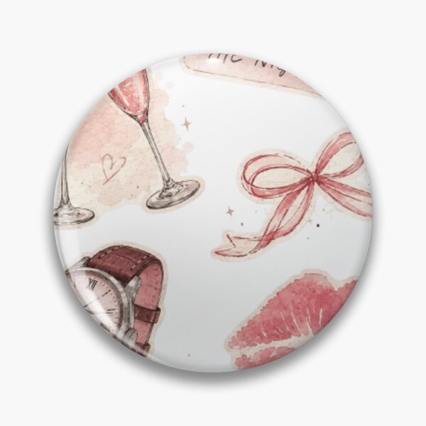 Item preview, the night we met | aesthetic | vintage | stickers |pink | couple gift designed and sold by ravenRM.