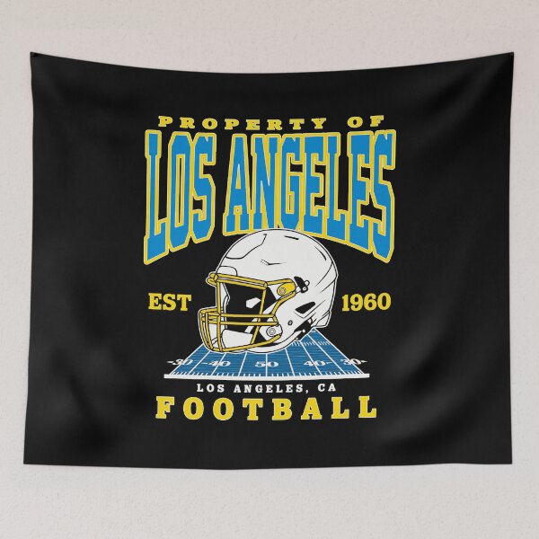 Item preview, LA Football Vintage Retro Helmet Graphic designed and sold by Mccracker40.