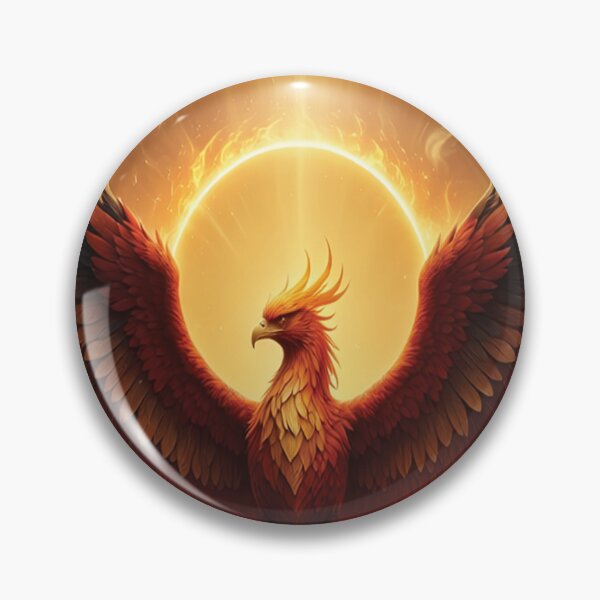 Item preview, Majestic Phoenix Rising Beneath the Golden Sun designed and sold by MDKey DESIGN.