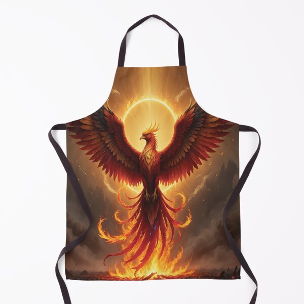 Item preview, Majestic Phoenix Rising Beneath the Golden Sun designed and sold by MDKey DESIGN.