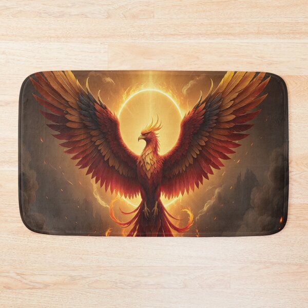 Item preview, Majestic Phoenix Rising Beneath the Golden Sun designed and sold by MDKey DESIGN.