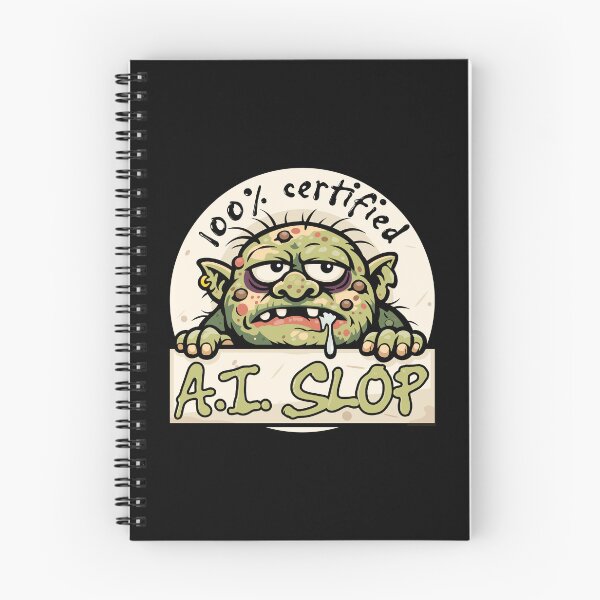 Item preview, AI Slop Troll – 100% Guaranteed AI Slop Warning designed and sold by messy-nessie.