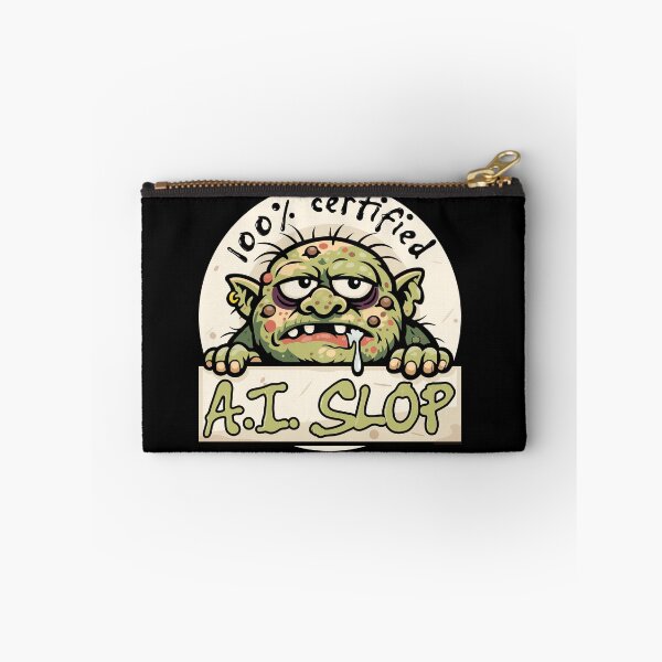 Item preview, AI Slop Troll – 100% Guaranteed AI Slop Warning designed and sold by messy-nessie.