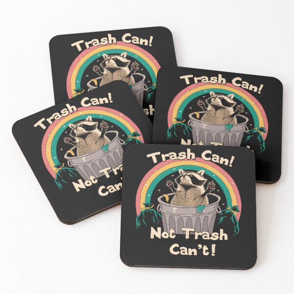Item preview, Raccoon Raising Paws In Trash designed and sold by Astrid-of-berk.