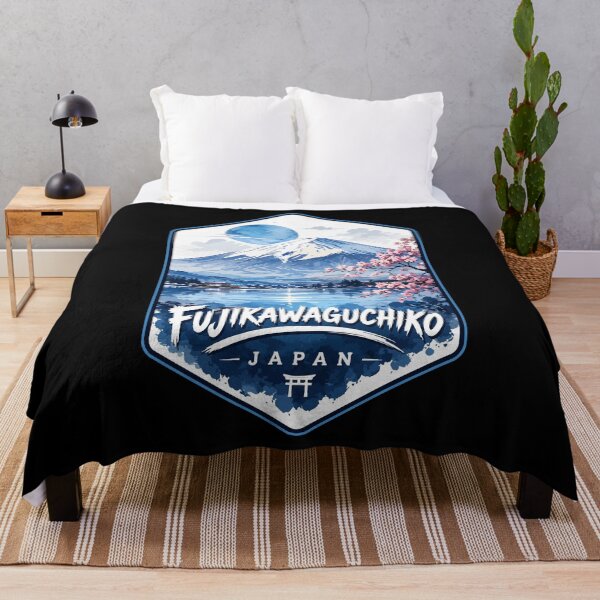 Item preview, Fujikawaguchiko Mount Fuji Japan Watercolor Art designed and sold by TomFrontierArt.