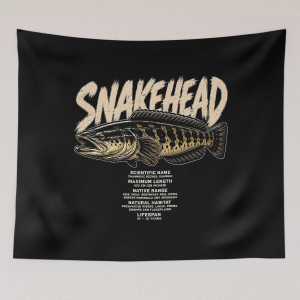 Item preview, Snakehead Fish Vintage Illustration designed and sold by rafaeltto.