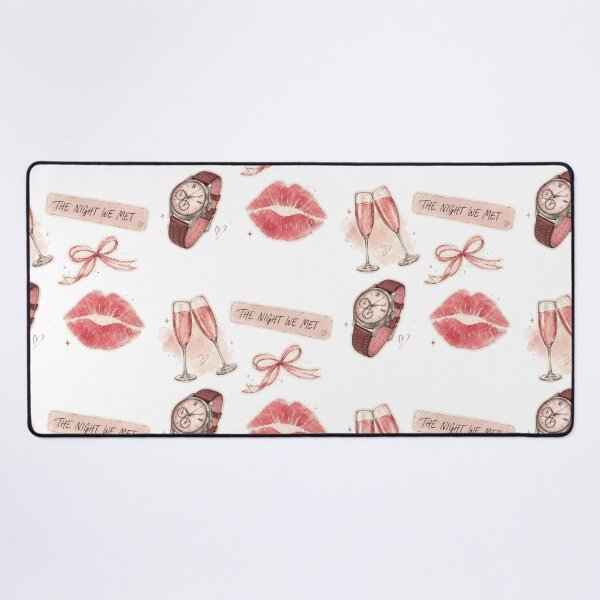 Item preview, the night we met | aesthetic | vintage | stickers |pink | couple gift designed and sold by ravenRM.