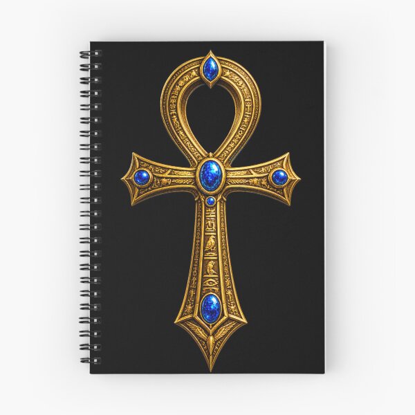 Item preview, Ankh T Shirt Egyptian Symbol Tee Ancient Egypt Blue Gem Graphic Shirt designed and sold by LintonGriffin.