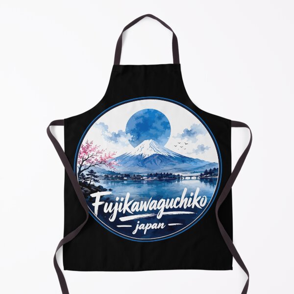 Item preview, Fujikawaguchiko Japan Mount Fuji Watercolor Art designed and sold by TomFrontierArt.