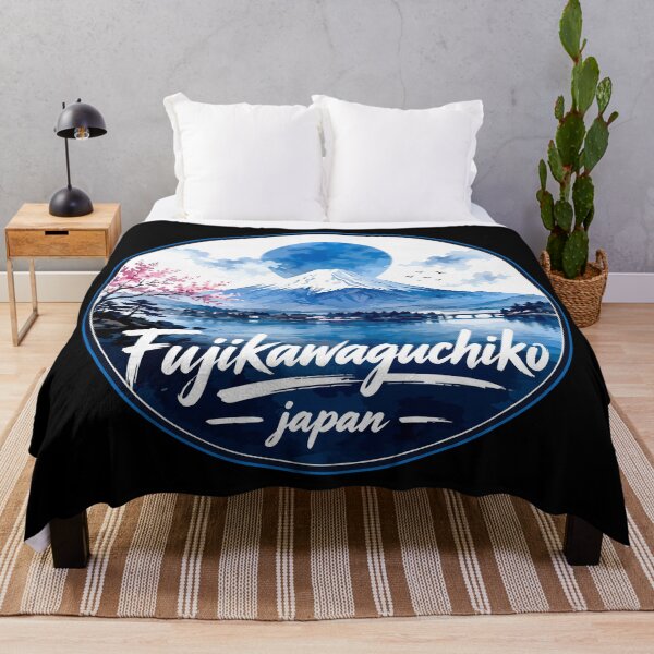 Item preview, Fujikawaguchiko Japan Mount Fuji Watercolor Art designed and sold by TomFrontierArt.