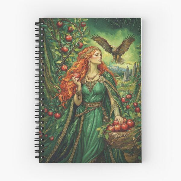 Item preview, Idun Norse Goddess of Youth: Sacred Golden Apples & Eagle Fine Art designed and sold by chihuahuashower.