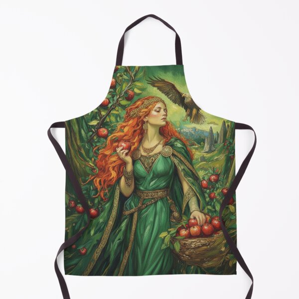Item preview, Idun Norse Goddess of Youth: Sacred Golden Apples & Eagle Fine Art designed and sold by chihuahuashower.