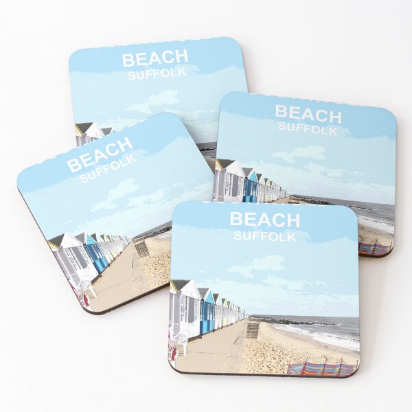 Item preview, Southwold Beach Suffolk.  Travel poster East Anglia.Uk designed and sold by BarbaraGlebska.