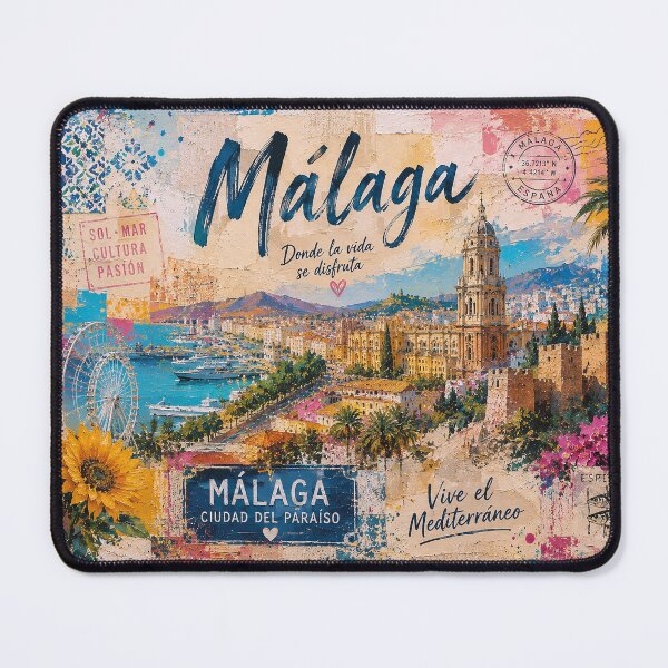 Item preview, Malaga Postcard, Spain – A Beautiful city in Europe. designed and sold by GalleryKauffeld.