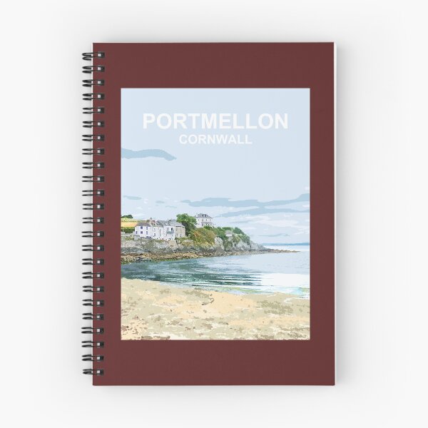 Item preview, Portmellon Cornwall.  Cornish Travel poster Uk designed and sold by BarbaraGlebska.