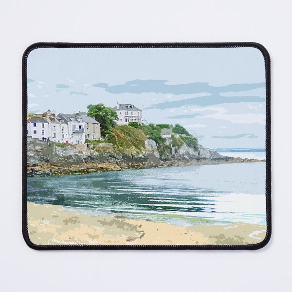 Item preview, Portmellon Cornwall. Cornish Travel poster Uk designed and sold by BarbaraGlebska.