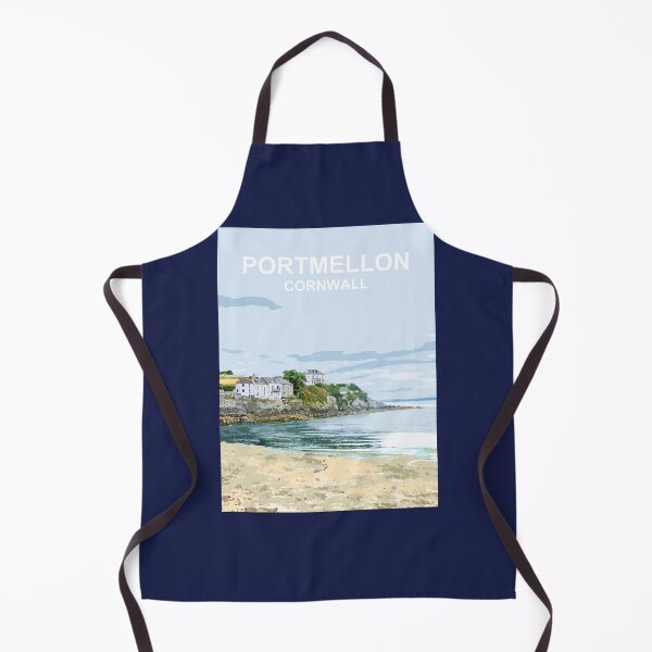 Item preview, Portmellon Cornwall. Cornish Travel poster Uk designed and sold by BarbaraGlebska.