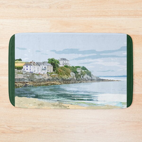 Item preview, Portmellon Cornwall.  Cornish Travel poster Uk designed and sold by BarbaraGlebska.