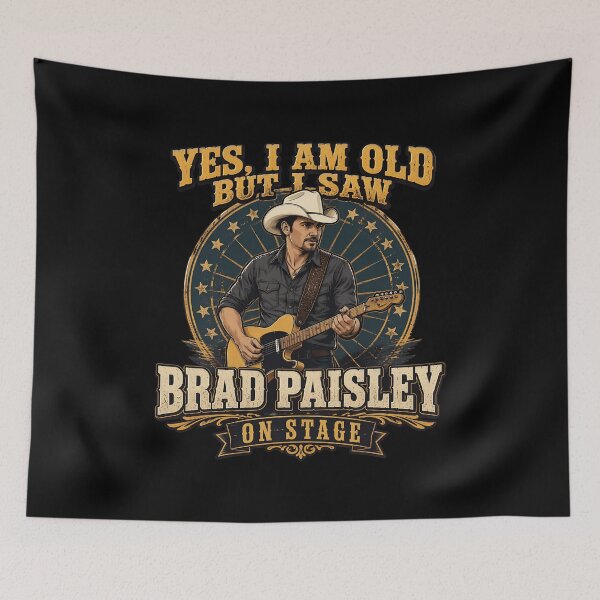 Item preview, Yes, I Am Old But I Saw Brad Paisley On Stage designed and sold by MarcellaDebbie.