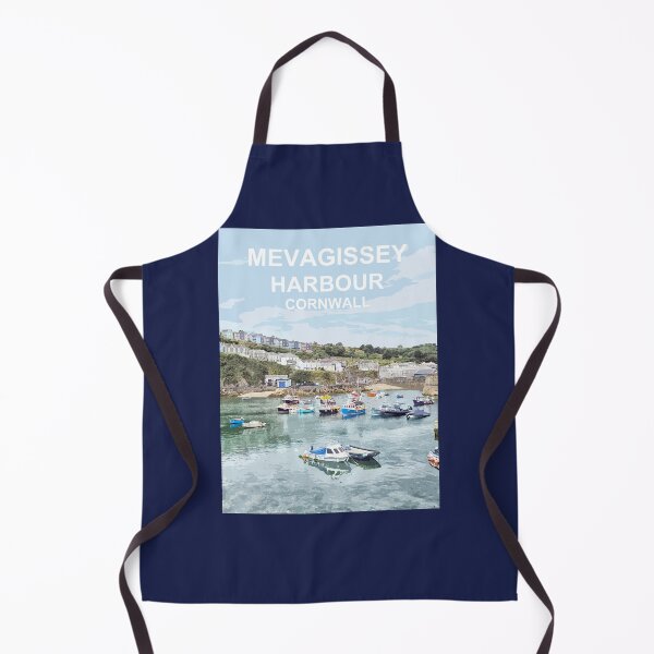 Item preview, Mevagissey Cornwall. Cornish Travel poster Uk designed and sold by BarbaraGlebska.