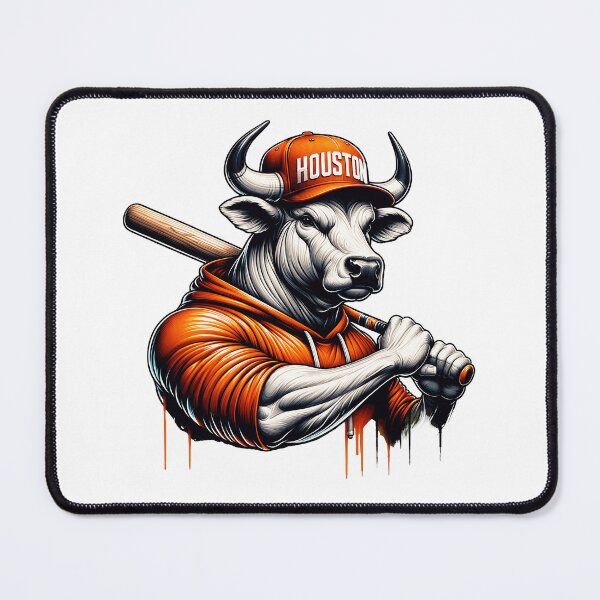 Item preview, Powerful Bull Baseball Fan designed and sold by MatthewCo20362.