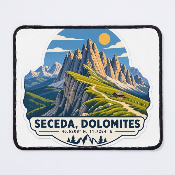 Item preview, Seceda Dolomites – Iconic Italian Mountain Ridge Travel Art designed and sold by ChicClicker.