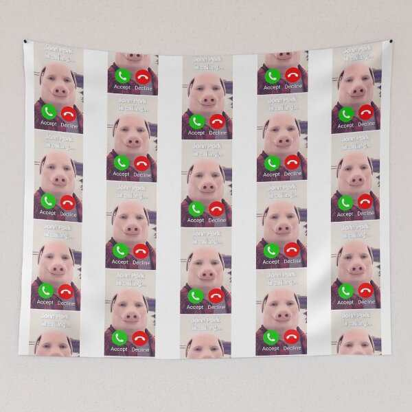 Item preview, John Pork Is Calling designed and sold by tamiya-mortimer.