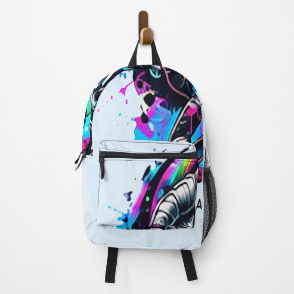 Item preview, Cyberpunk Astronaut Skateboarding Dream Big - Neon Pop Art designed and sold by FABIOLA1970.