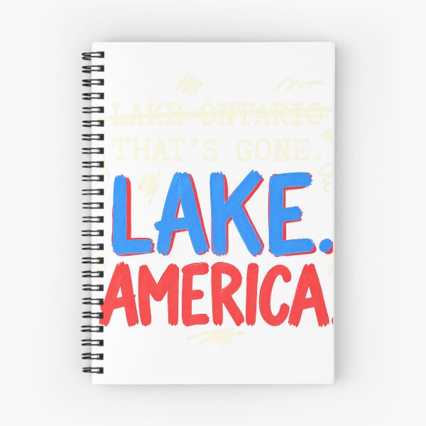Item preview, Lake America That’s Gone Bold Typography designed and sold by KireVeronica.