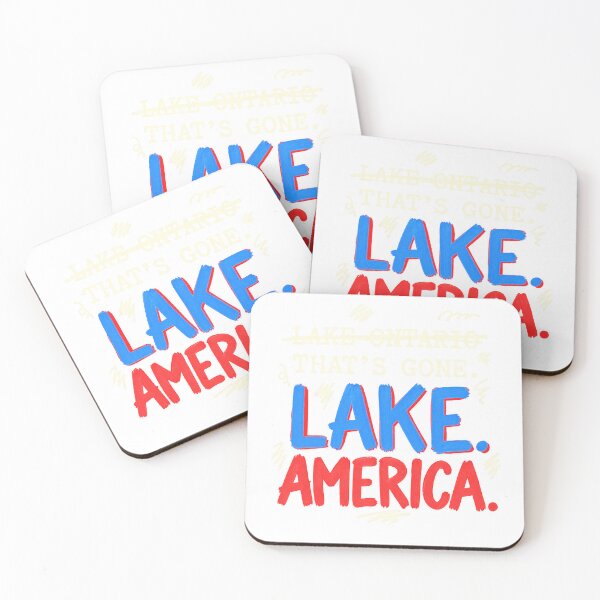 Item preview, Lake America That’s Gone Bold Typography designed and sold by KireVeronica.
