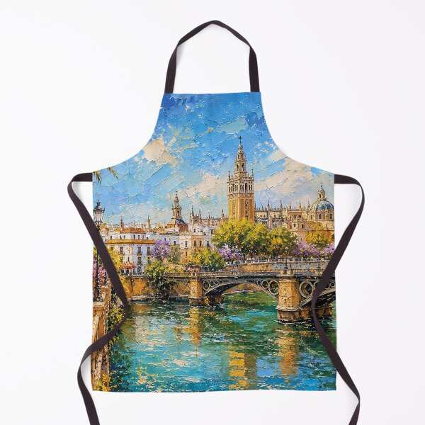 Item preview, Sevilla, Spain – a painting of a summer day in this beautiful European city. designed and sold by GalleryKauffeld.