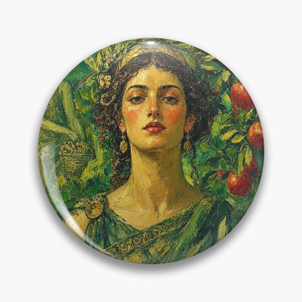 Item preview, Pomona Roman Goddess of Fruit Trees: Apple Orchard & Classical Fine Art designed and sold by chihuahuashower.