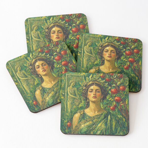 Item preview, Pomona Roman Goddess of Fruit Trees: Apple Orchard & Classical Fine Art designed and sold by chihuahuashower.
