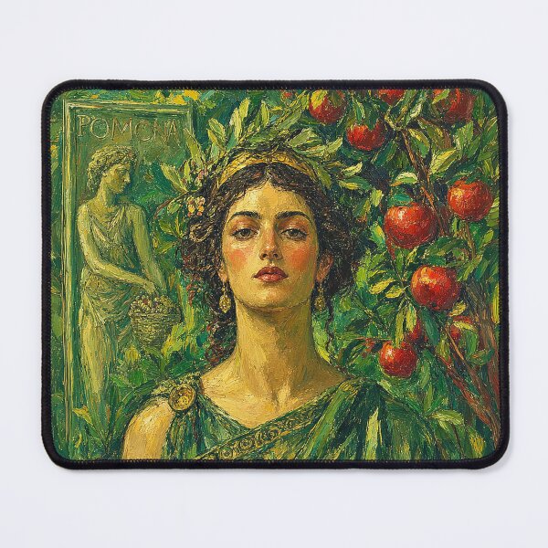 Item preview, Pomona Roman Goddess of Fruit Trees: Apple Orchard & Classical Fine Art designed and sold by chihuahuashower.
