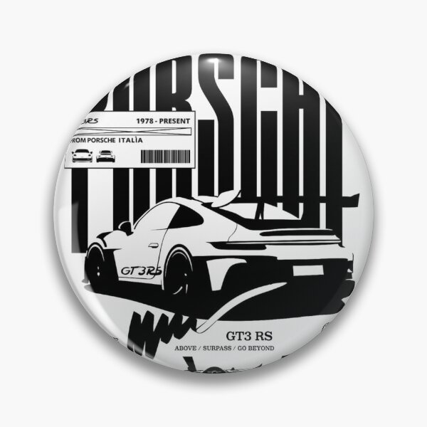 Item preview, Porsche GT3 RS – Race Limitless Retro Technical Poster designed and sold by WATEKE.