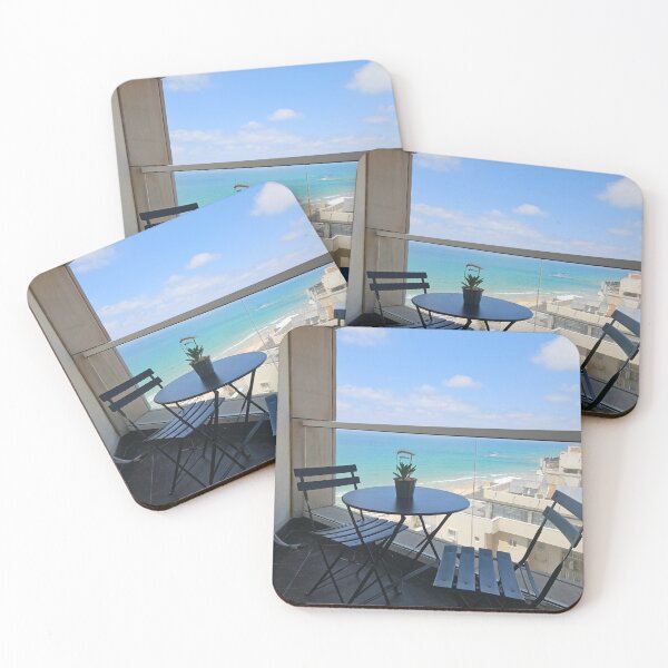Item preview, Summer Balcony with Stunning Mediterranean Sea View designed and sold by Yanshuf.