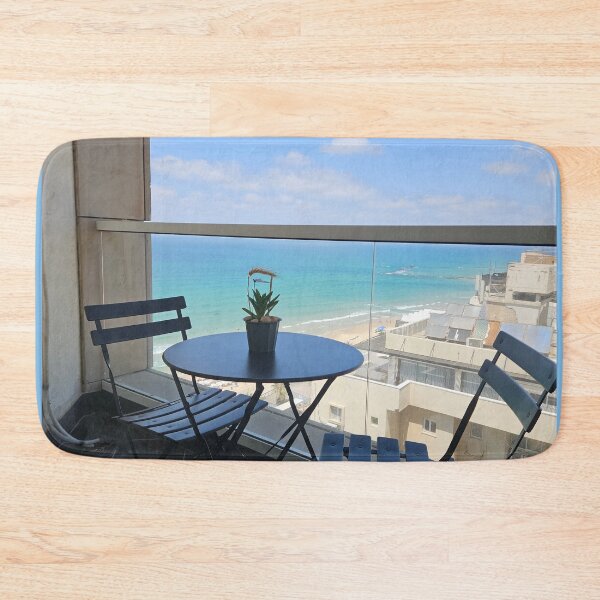 Item preview, Summer Balcony with Stunning Mediterranean Sea View designed and sold by Yanshuf.