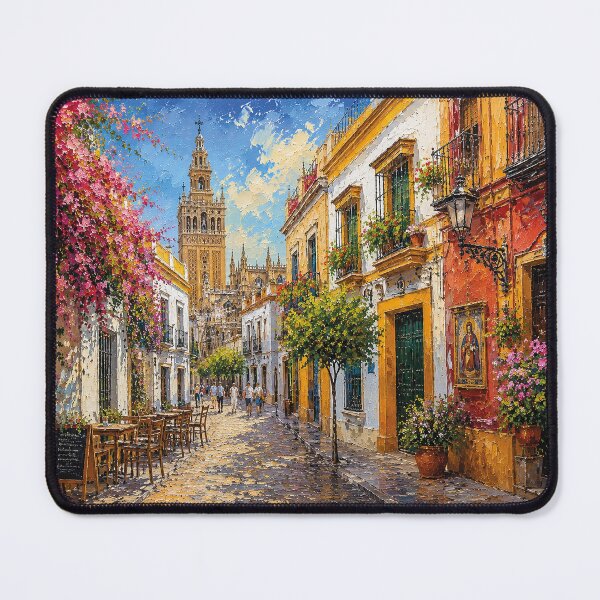 Item preview, A painting of Sevilla, Spain – A Beautiful city in Europe. designed and sold by GalleryKauffeld.
