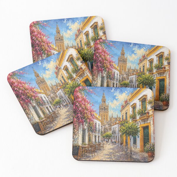 Item preview, A painting of Sevilla, Spain – A Beautiful city in Europe. designed and sold by GalleryKauffeld.