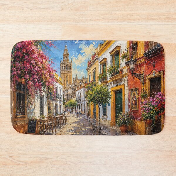 Item preview, A painting of Sevilla, Spain – A Beautiful city in Europe. designed and sold by GalleryKauffeld.