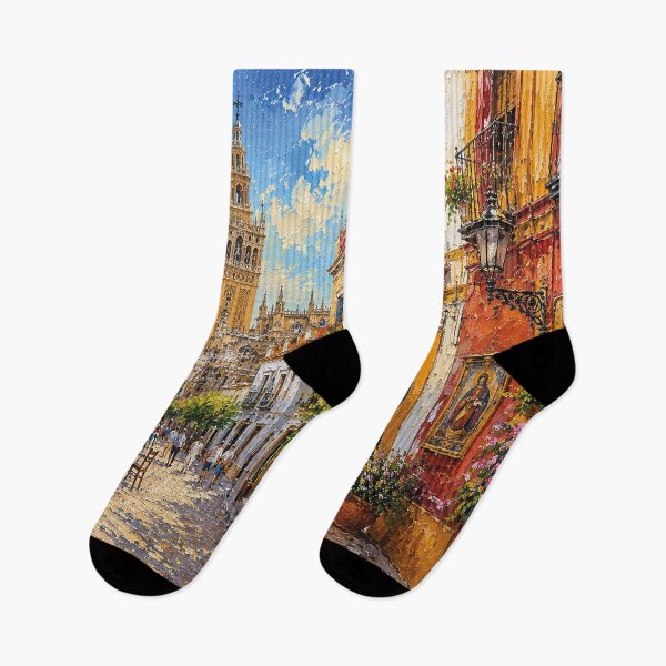 Item preview, A painting of Sevilla, Spain – A Beautiful city in Europe. designed and sold by GalleryKauffeld.