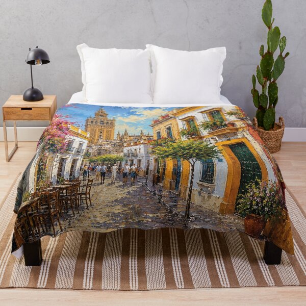Item preview, A painting of Sevilla, Spain – A Beautiful city in Europe. designed and sold by GalleryKauffeld.