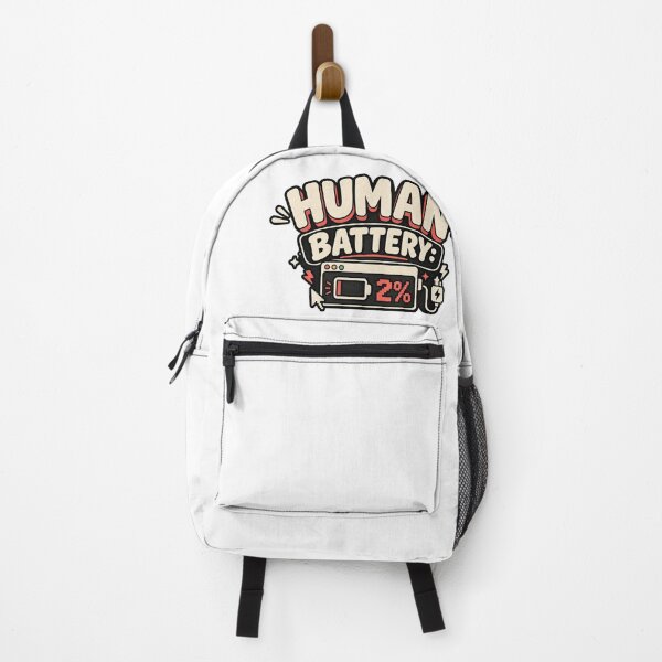 Item preview, Human Battery 2 Percent Retro Humor designed and sold by LUM3RA.