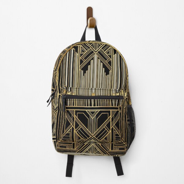 Item preview, Art Deco Pipe Organ Gold Geometric Pattern designed and sold by pinkal.