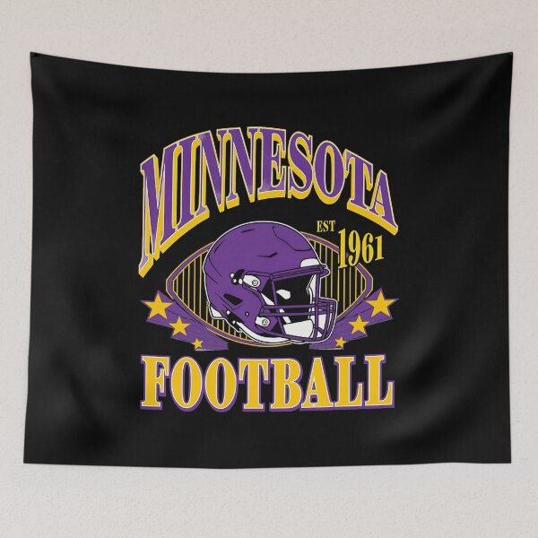Item preview, Retro Football Helmet Minnesota Graphic designed and sold by Mccracker40.